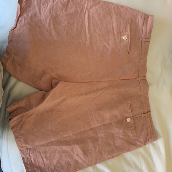 J hilburn mix linen cotton Oxford shorts size 40 - Picture 4 of 4